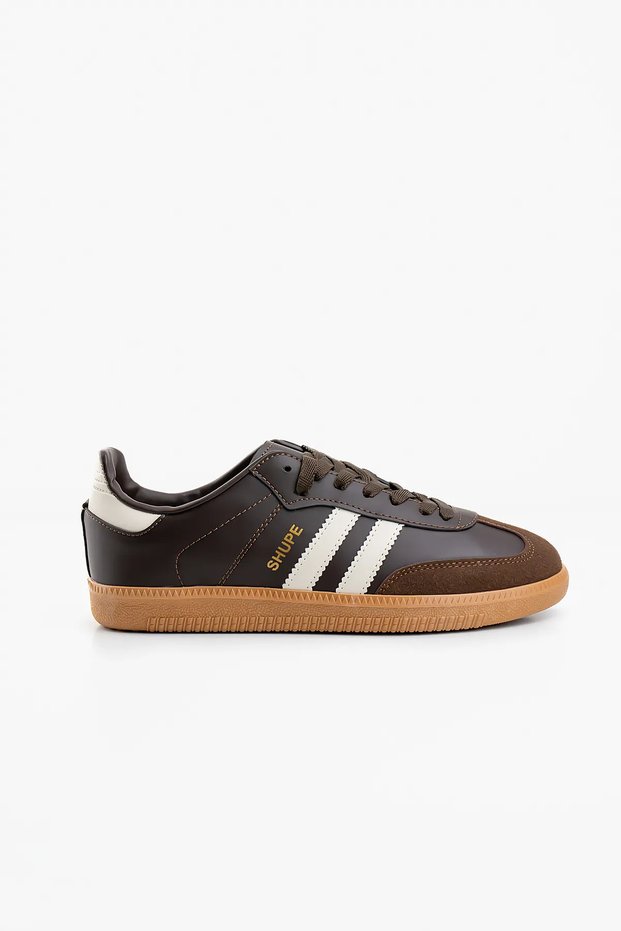 Women's Comfortable Sole Brown Sneakers Sneakers