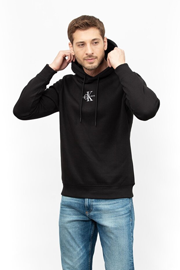 Erkek Sweatshirt Siyah - 2
