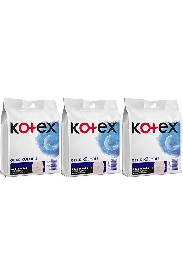 Nighttime Panties / Underpants Standard Size Special for Intensive Menstrual Periods Set of 6 3Pk*2