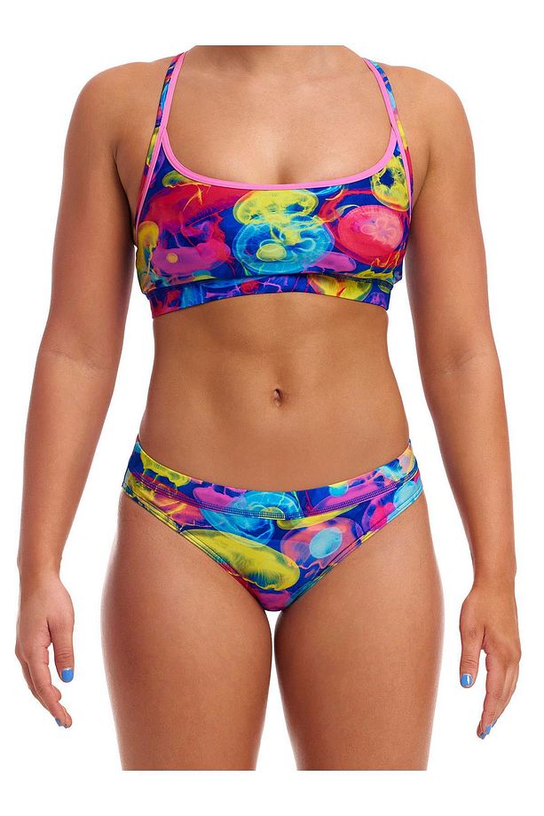 Funkita Sting Stung Kadın Spor Yüzme Üstü – Racerback Sports Top | Tek Üst - 2