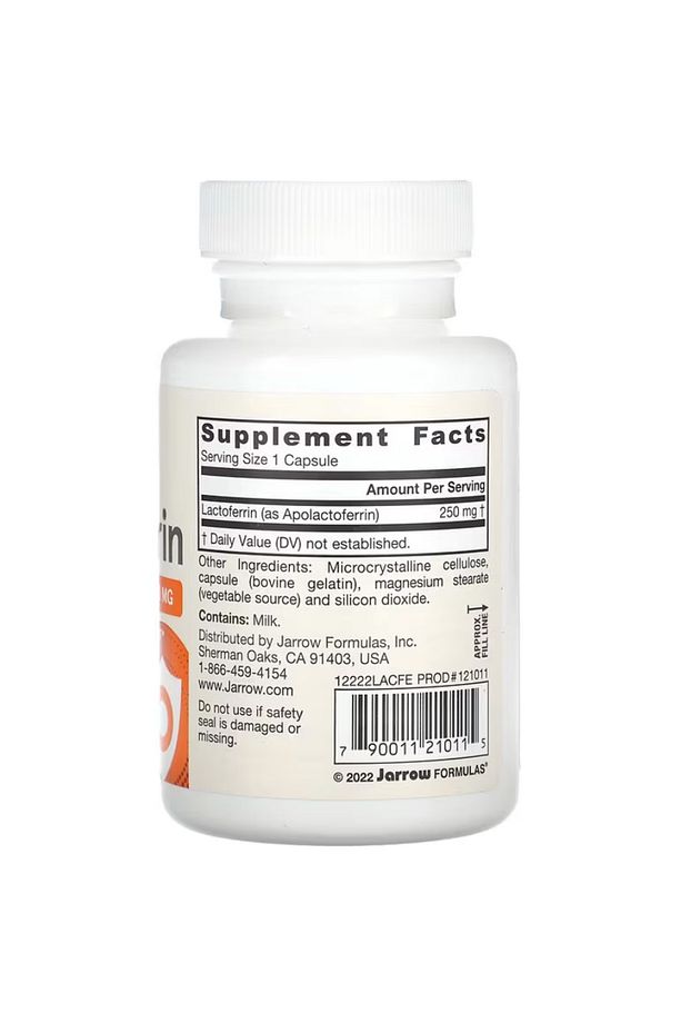 , Lactoferrin, Freeze Dried, 250 mg, 60 Capsules vr33 - 2