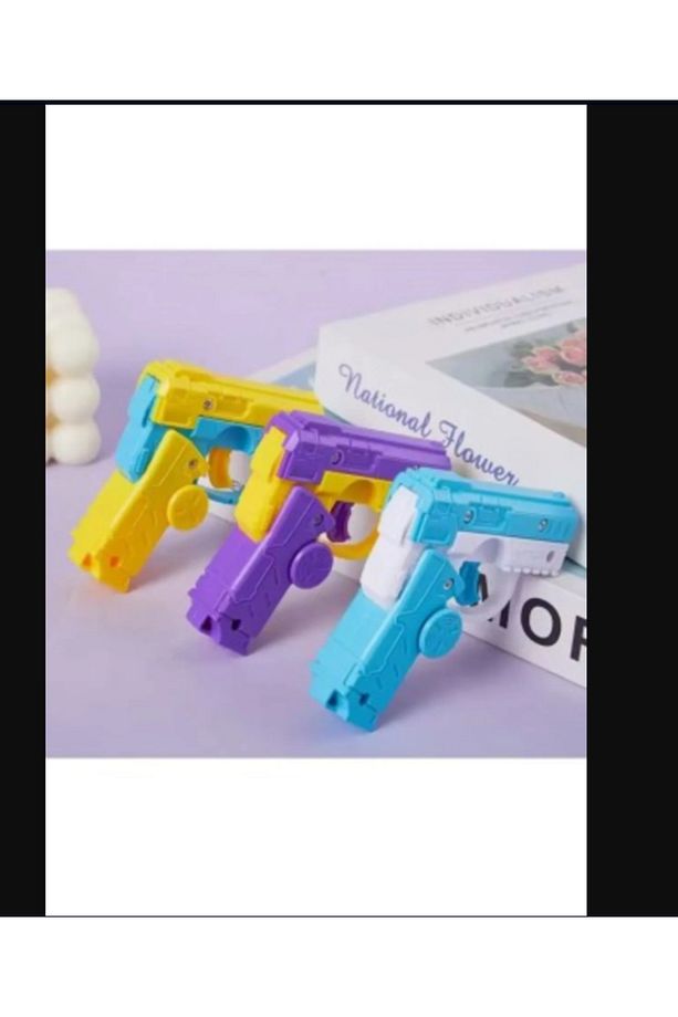 Dönüştürücü Fidget Spinner Mini Silah Stres Çarkı Oyuncak Tabancası Parmak Tabanca 1 Adet - 6