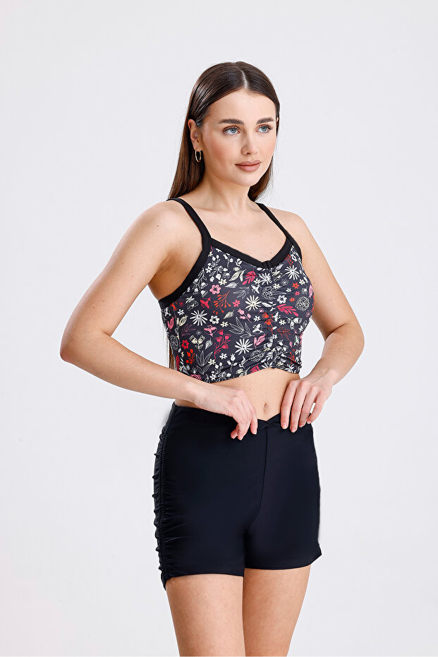 Kadin Şort Ve Büstiyerli Mayo / Tam Kalıp (Kalıplar revize edilmiştir) - 5