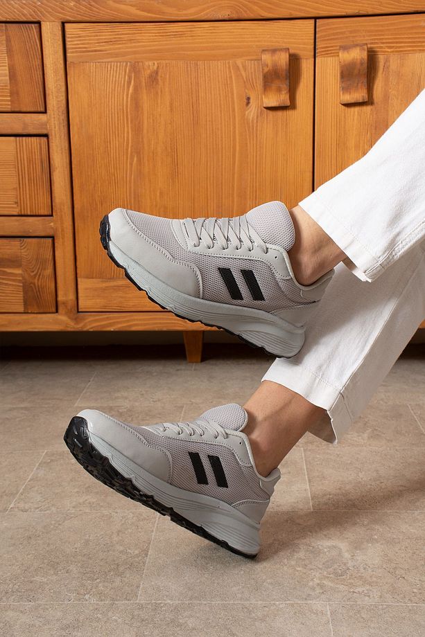 Kadın- Sneaker Spor Ayakkabısı Konforlu Esnek Kaliteli Bağcıklı Faylon Taban Kullanışlı - 4