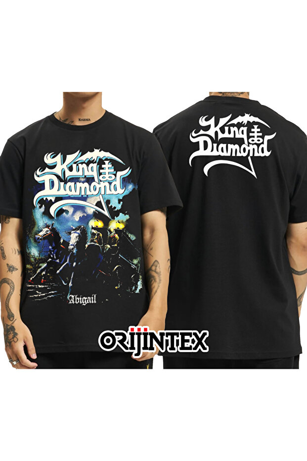 King Diamond Abigail Front Back Printed Unisex Black Tshirt