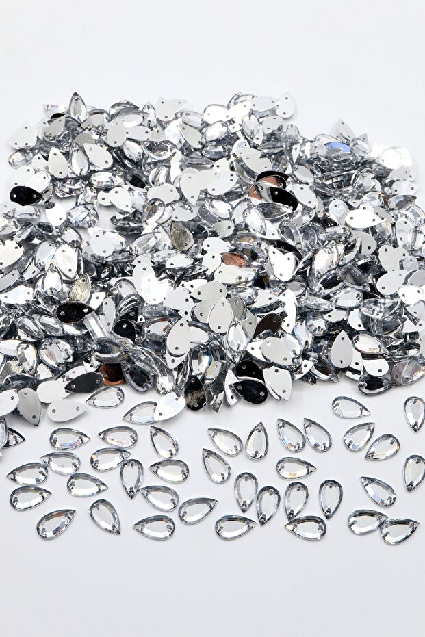 Damla Plastic Stone 1000 Pieces (7*12)