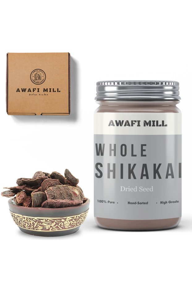 Whole Shikakai Pods | Acacia concinna - Bottle of 100 gram / 3.5 Oz