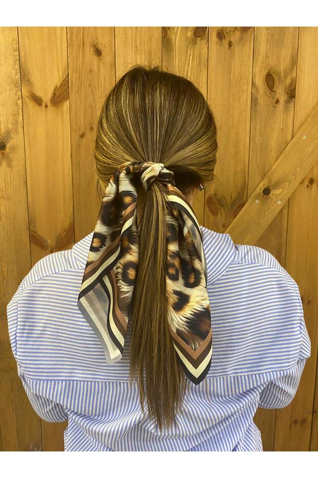 Eșarfă cu model leopard - 2