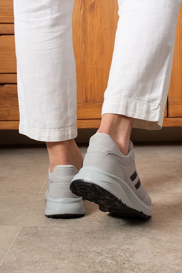 Kadın- Sneaker Spor Ayakkabısı Konforlu Esnek Kaliteli Bağcıklı Faylon Taban Kullanışlı - 5