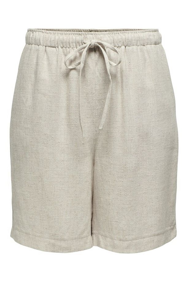 Kadin Bej Onlsiesta Mw Pull-up Lin Bl Shorts Noos Şort 15333032-Moonbeam - 6