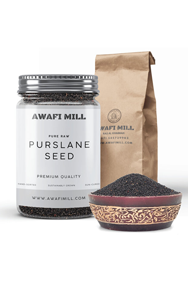 Purslane Seeds (Kulfa Saag) | Portulaca oleracea- 100 g (3.5 Oz)