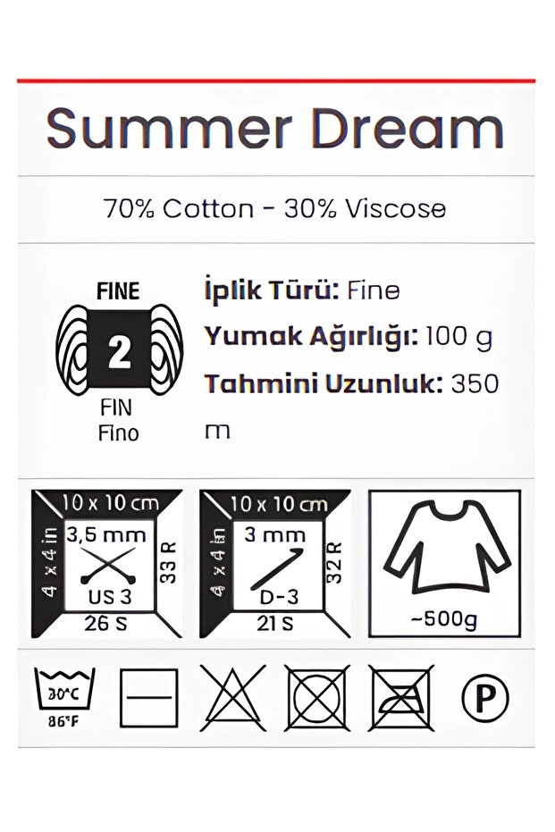 SUMMER DREAM - EBRULI HAND KNITTED STRING EBRULI-4309 - 3