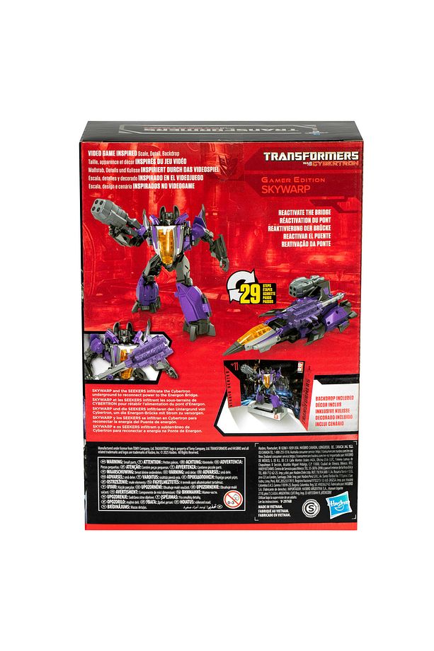 Hasbro Transformers Studio Series Voyager Class Skywarp (War for Cybertron) Aksiyon Figürü - 5