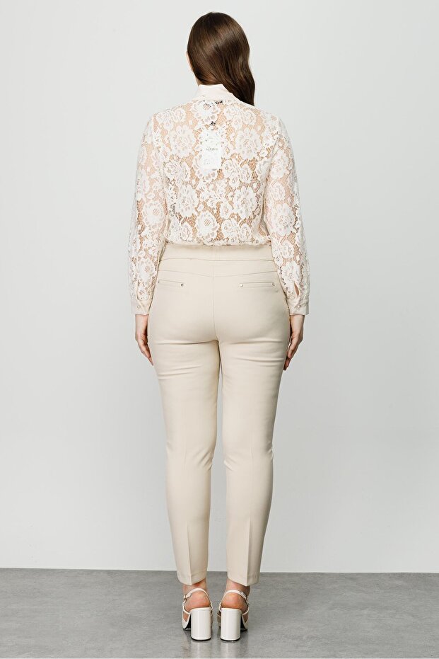 3517 GİLDA YAN CEP DAR PAÇA PANTOLON - 5