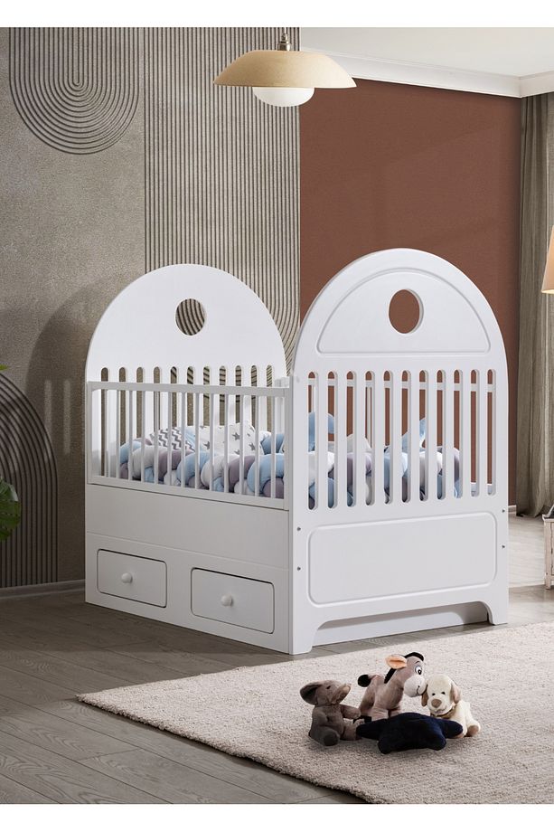 Lotus Büyüyen Karyola / Komple Mdf - Lake / Ücretsiz Kurulum / Ortopedik Yaylı Yatak Dahil - 5