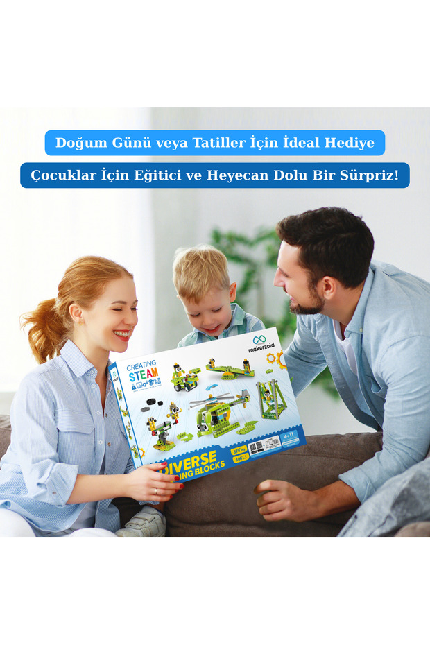 Diverse Building Blocks 370 Parça 100+ Model - 6
