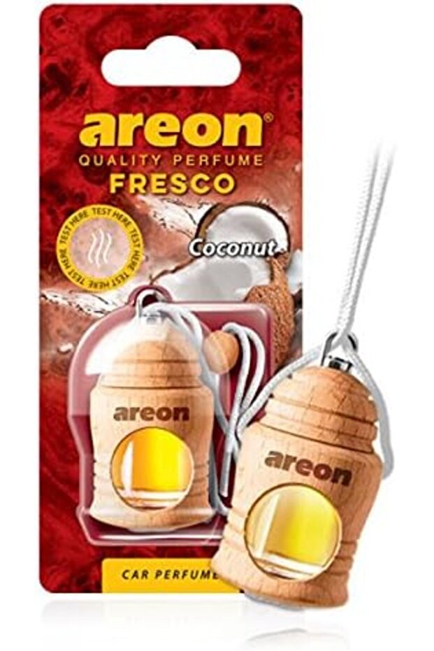 Fresco Coconut Scent Car Air Freshener