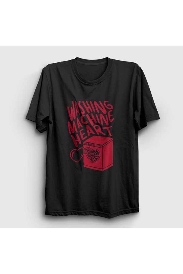 Unisex Black Washing Machine Heart Mitski T-Shirt 545Zw