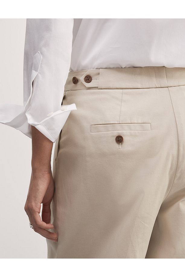 Wide Leg Chino Pantolon - 5