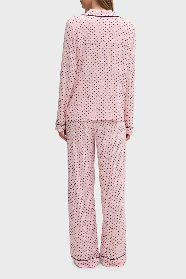 Sasha Kalpli Regular Fit Yüksek Bel Bol Paça Modal Pijama Takımı O5RX08KCIN2 PİJAMA TAKI - 4