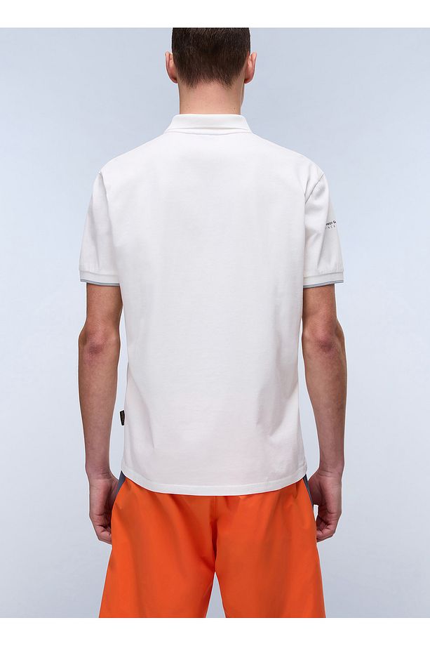 NP0A4IDA2061-E-BADGE SUM Beyaz Relaxed Erkek T-Shirt - 4