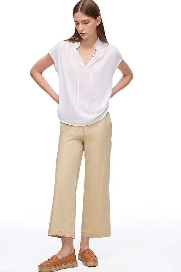 Açık Devetüyü Ginas Regular Fit Yüksek Bel Pantolon - 3