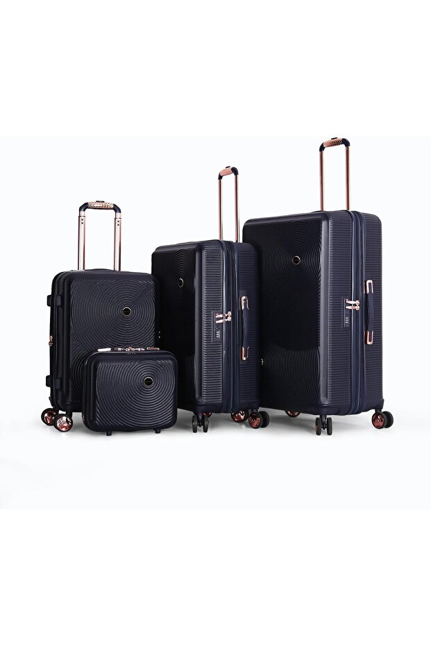مجموعة مكياج سادة من 3 قطع - مقاسات L 28-M 24-S 20 - Bc 12 Navy,)