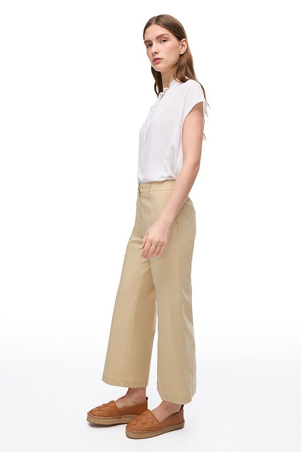 Açık Devetüyü Ginas Regular Fit Yüksek Bel Pantolon - 2
