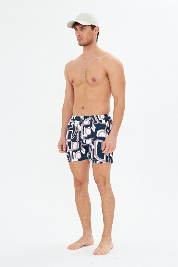 Erkek Deniz Şortu Çeşme - 4