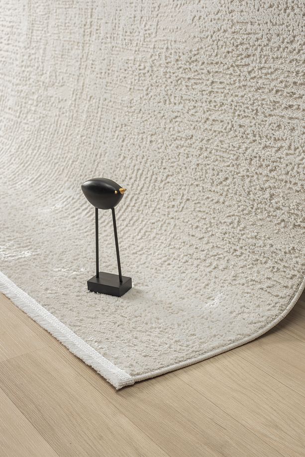 Modern Dokuma Halı Yıkanabilir Oturma Odası Halısı Salon Halısı Mutfak GRİ - 5