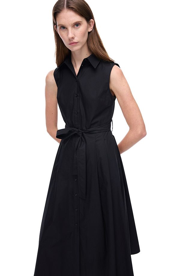 Siyah Amelias Regular Fit Midi Boy Elbise - 2