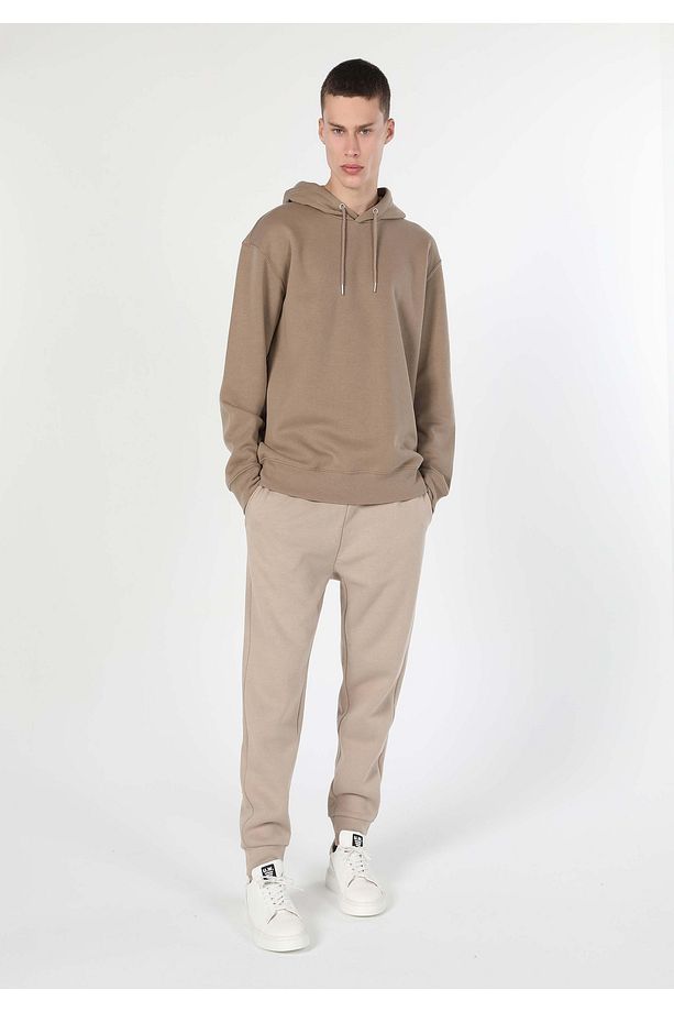 Regular Fit Erkek Bej Sweatshirt - 3