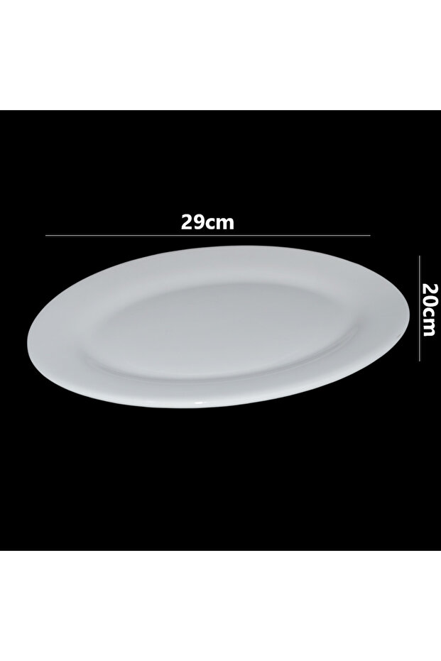 Oval ceramic serving platter - 2