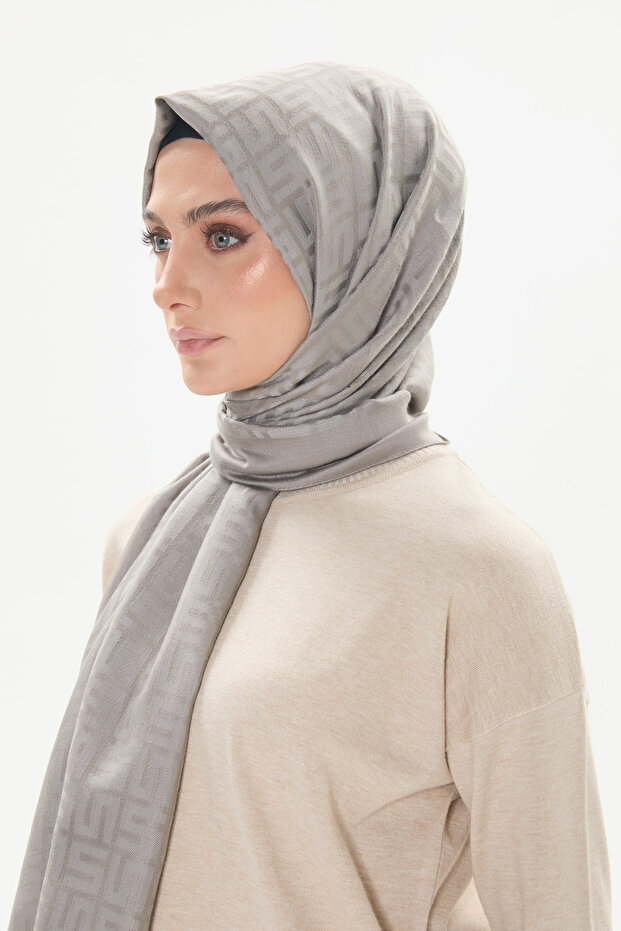 Dört S Logolu Yün Şal - 4