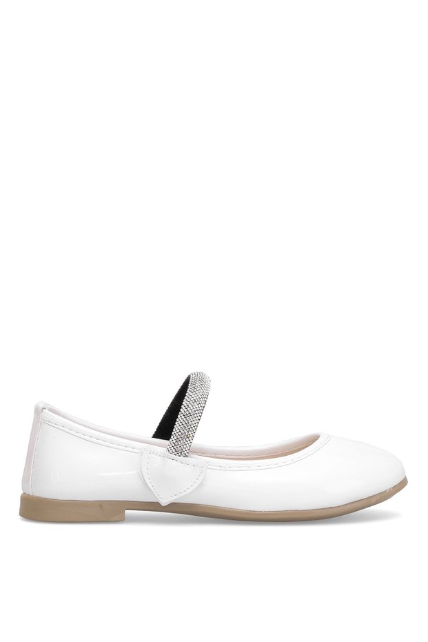 Elit Hy-F-10005-25Y Filet Girls Ballerina Ballerina White