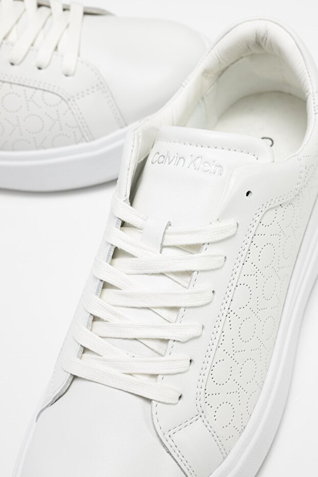 Low Top Lace Up Lth Perf Mono Erkek Sneaker - 5