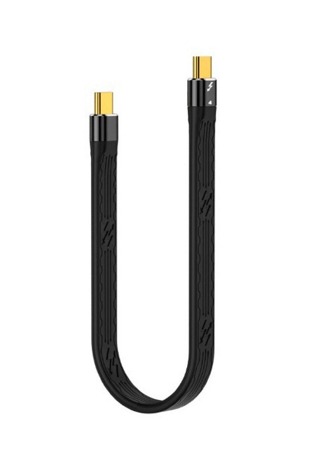 Type-C To Type-C Kablo Thunderbolt 4 USB Type Kablosu 240W Pd Hızlı Data Kablosu C-26 20 Cm - 1