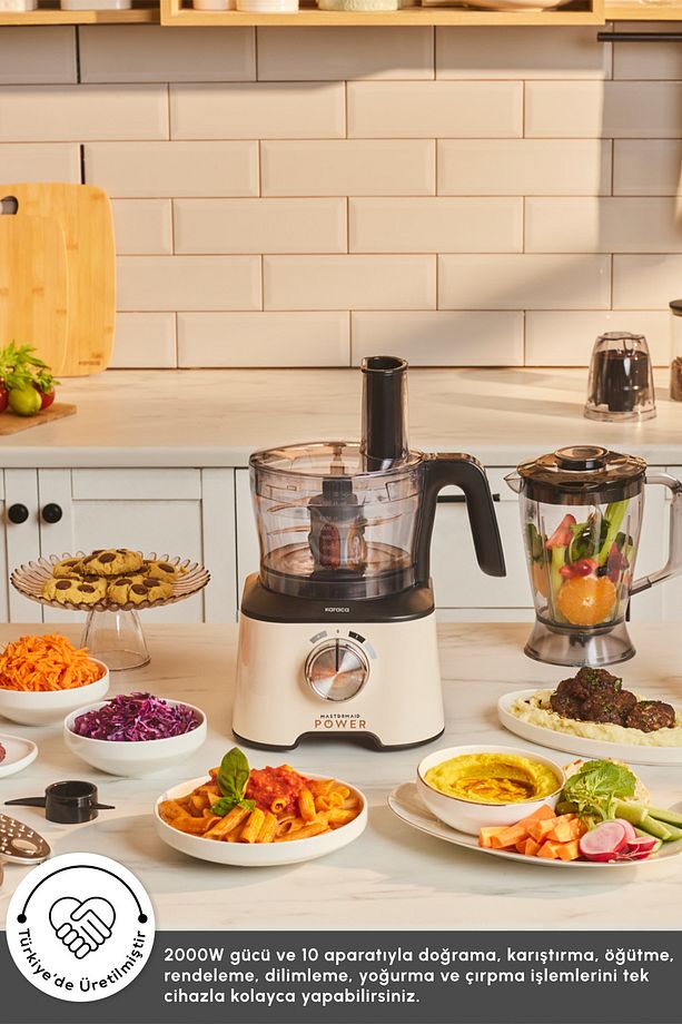 Mastermaid Power Multifunctional 10 In 1 Soft Cream Mutfak Robotu, Blender Seti 2000w - 3