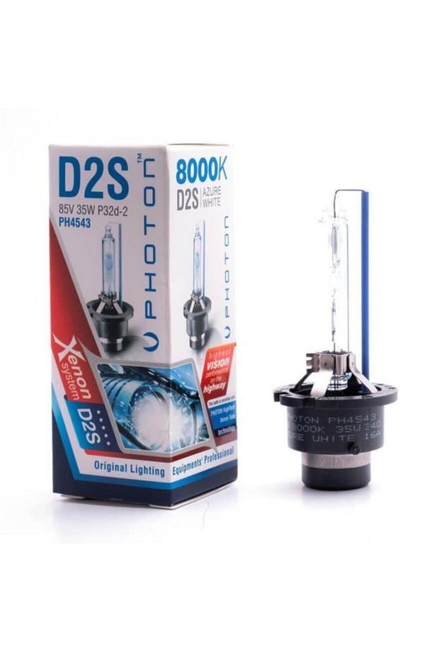 D2s 8000k Azure White Xenon Far Ampulü - 1