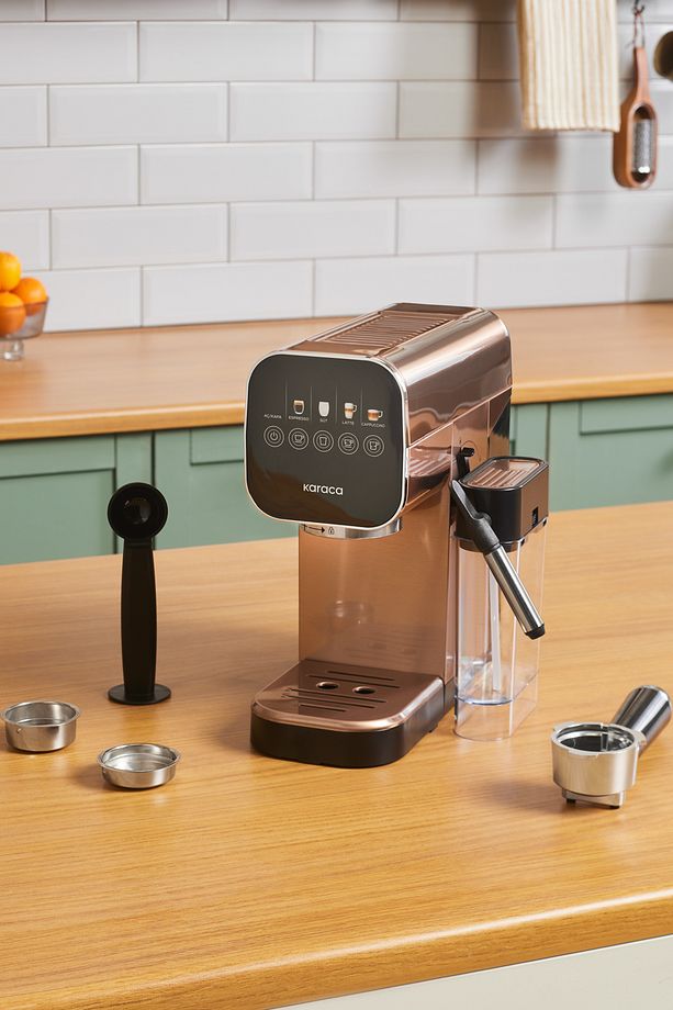 Mycaffee Barista S20 Entegre Süt Hazneli Otomatik Espresso ve Latte Makinesi Amber - 1