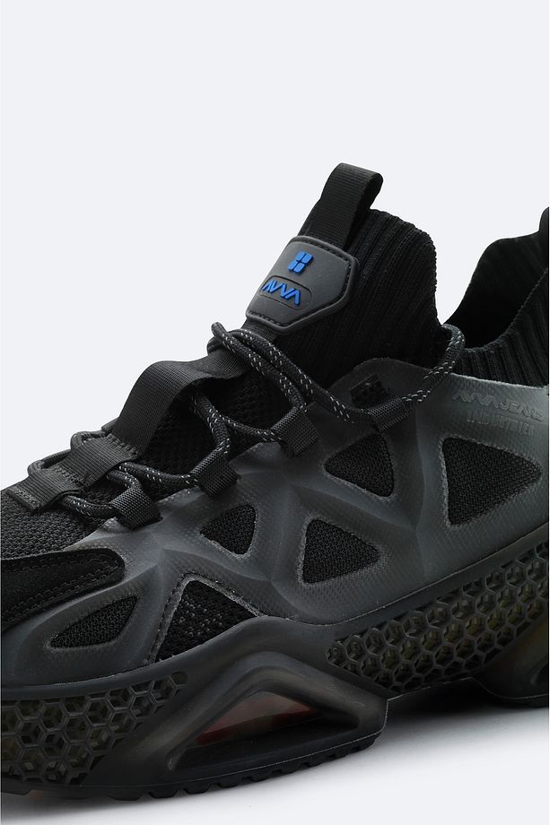 Erkek Siyah Esnek Taban Sneaker Ayakkabı A32y8001 - 2