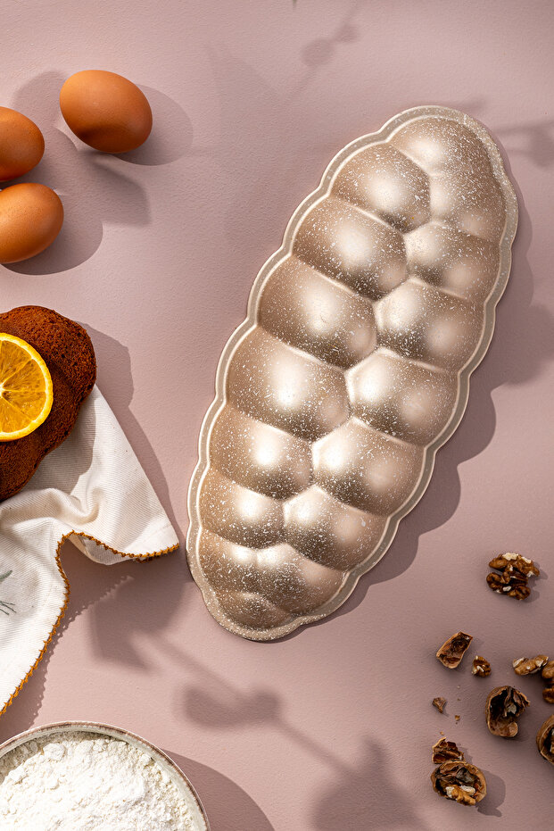 Pandispanya Kek Kalıbı Light Gold - 5