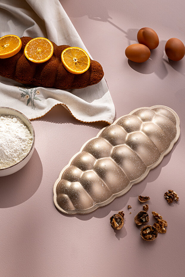 Pandispanya Kek Kalıbı Light Gold - 1