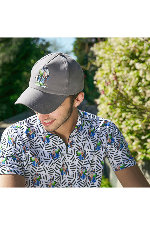 قبعة سائق الشاحنة الرمادية الطبيعية - 8