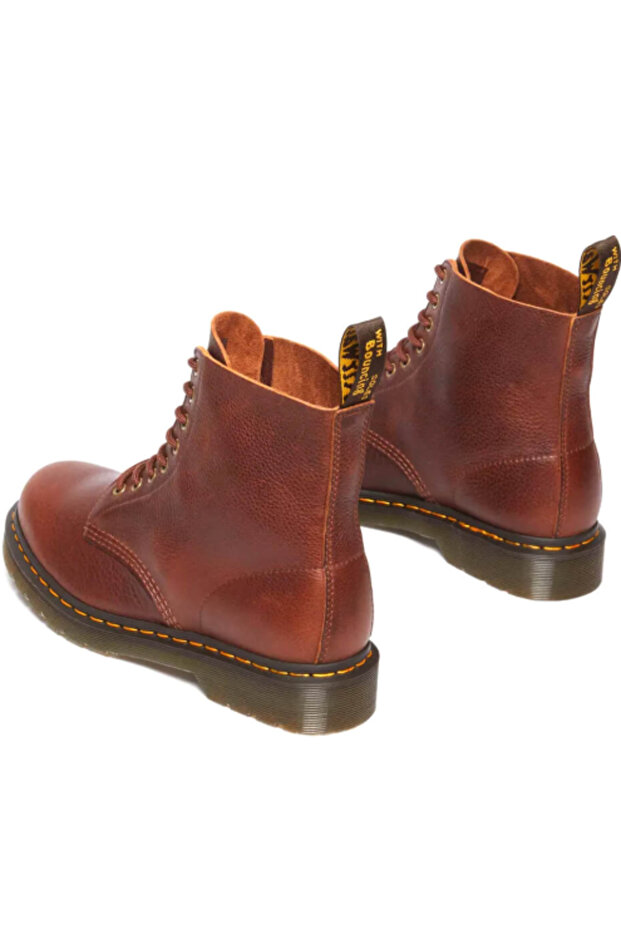 Dr. Martens 8 Eye Boot 1460 Pascal Unisex Combat Boots Brown - 2