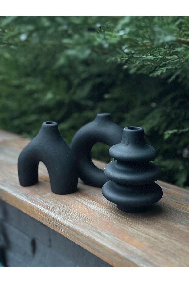 3lü Minimal Vazo Set Bohem Biblo Minyatür - 3