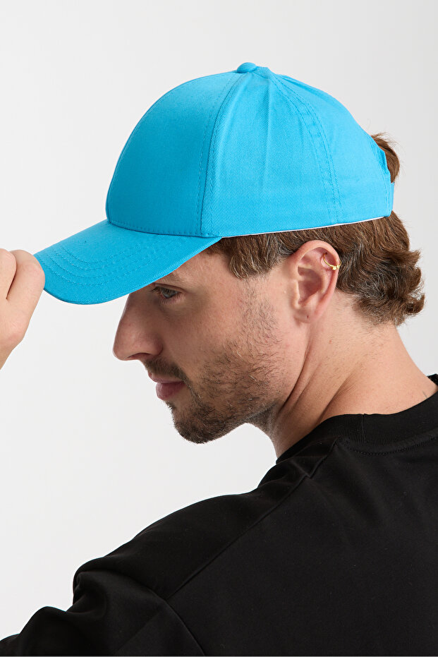 قبعة بيسبول أساسية قابلة للتعديل مع شريط فيلكرو في الخلف - 5