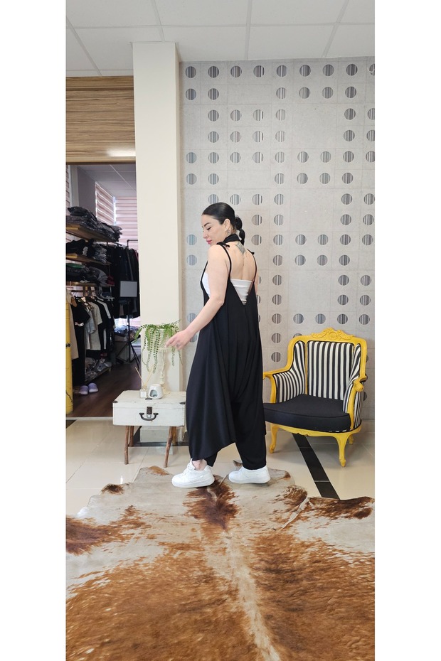 Şalvar tulum siyah - 4