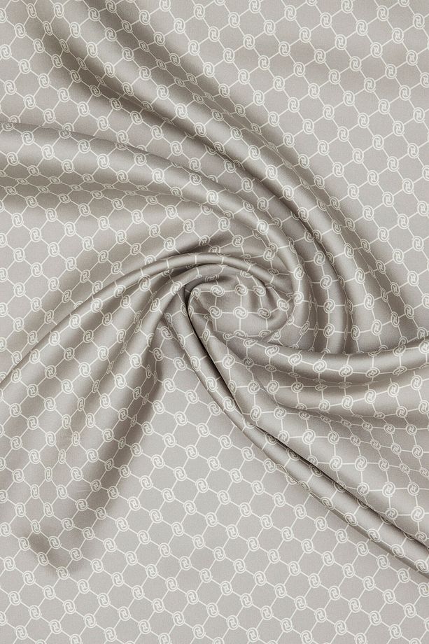 KUM MONOGRAM TWILL ŞAL - 2