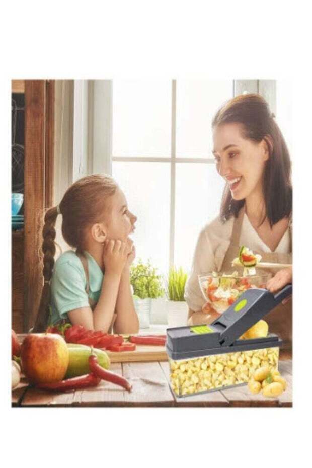 Vegetable Chopper 15 In 1 Slicer Chopper And Grater Multi-Function Adjustable Manual Food Chopper - 2